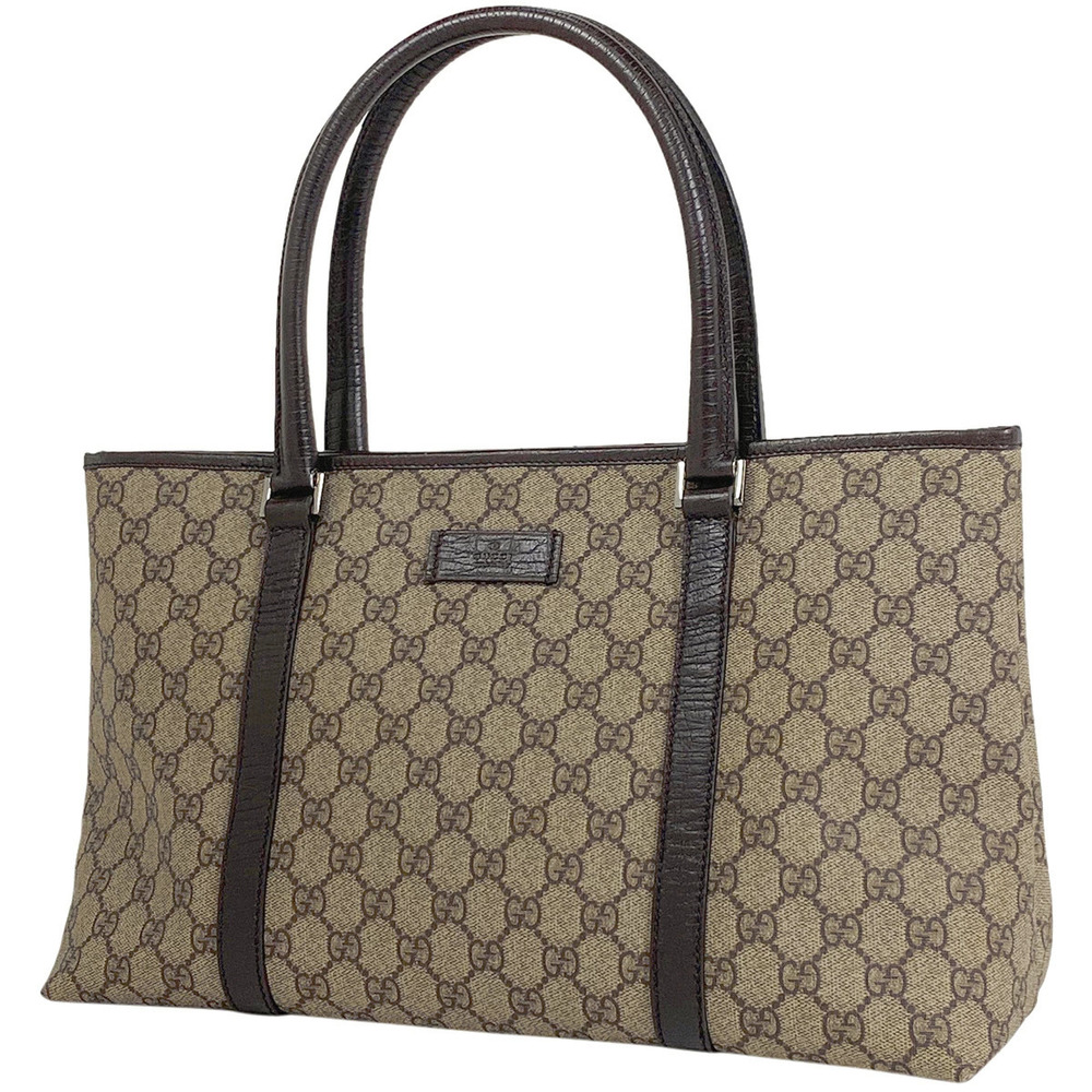 Gucci GG tote bag handbag shoulder canvas beige brown